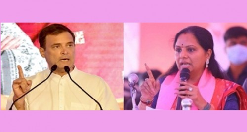 As Rahul arrives in Telangana, Kavitha poses questions
