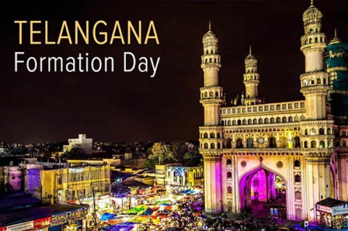 Telangana celebrates formation day, KCR launches 21-day fete
