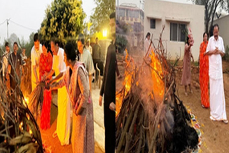 Telugu states begin Sankranti celebrations with Bhogi
