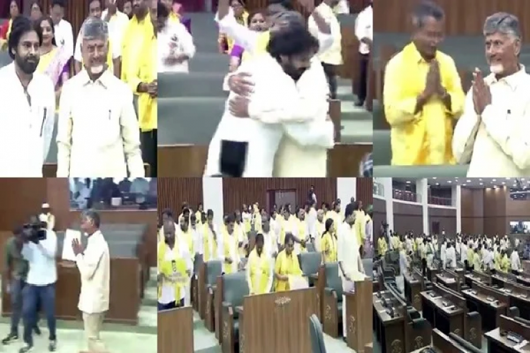 Chandrababu Naidu returns to Assembly as CM two-and-half years after 'humiliation'