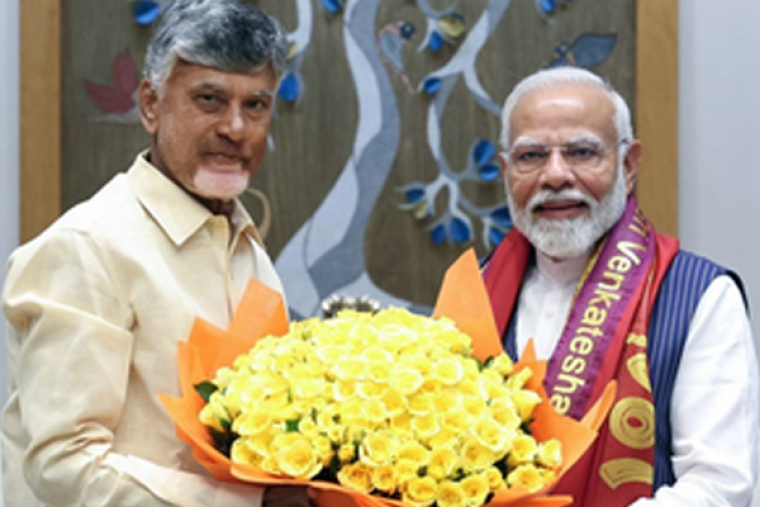 Andhra CM N. Chandrababu meets PM Modi, seeks financial assistance