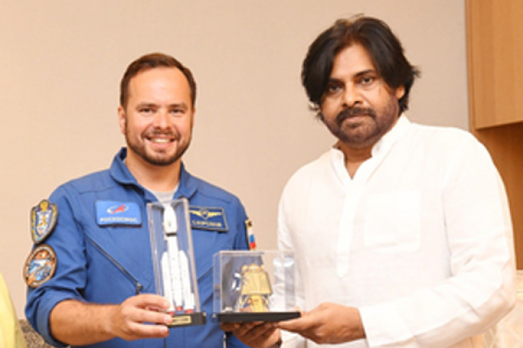 Pawan Kalyan Meets Russian Cosmonaut Korsakov to Discuss Space Park in Andhra