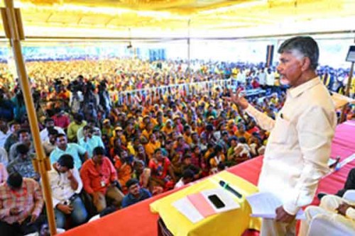 Women empowerment is possible only with TDP: Chandrababu Naidu