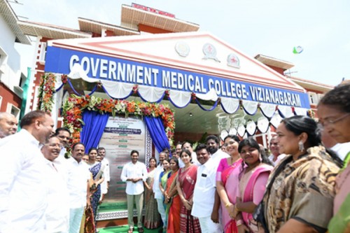Chief Minister Y.S. Jagan mohan reddy inaugurates 5 govt medical colleges