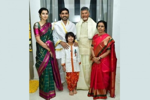 CM Chandrababu Naidu participates in Sankranti celebrations in native village