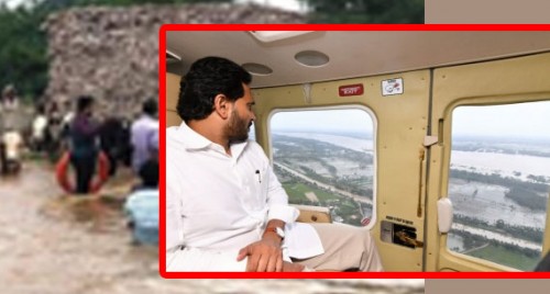 Y. S. Jagan Mohan Reddy visits flood-hit Konaseema