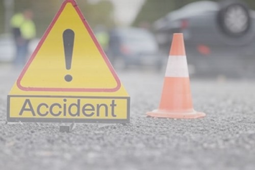 One killed as two truck containers catch fire after collision in Andhra