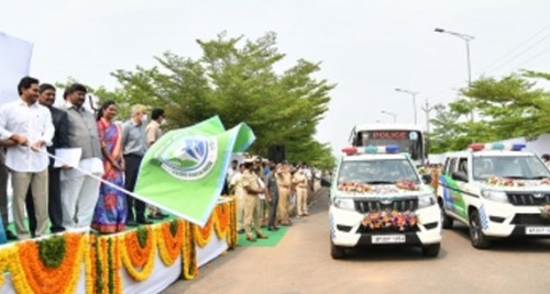 Women safety: Andhra CM flags off 163 DISHA patrolling vehicles
