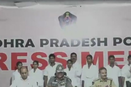 Nine Maoists including top leader surrender before Andhra Pradesh DGP
