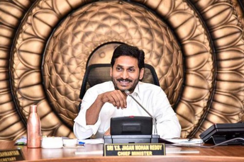 Chief Minister Y. S. Jagan Mohan Reddygreets Bharat on Test debut