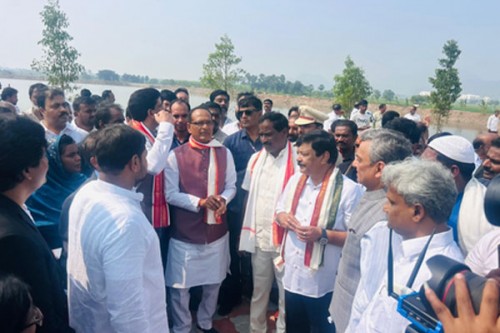 Shivraj Singh Chouhan inaugurates revived waterbody in Andhra Pradesh