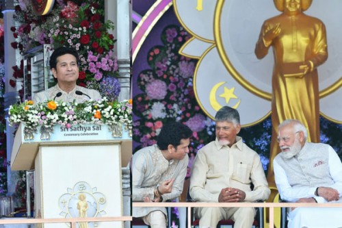 Sathya Sai Baba's blessings gave me inner strength during 2011 World Cup: Sachin Tendulkar