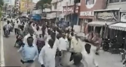 Tension in AP town as TDP stages protest over ex-minister's remarks