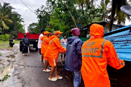Relief and restoration efforts in full swing across cyclone-hit Andhra Pradesh