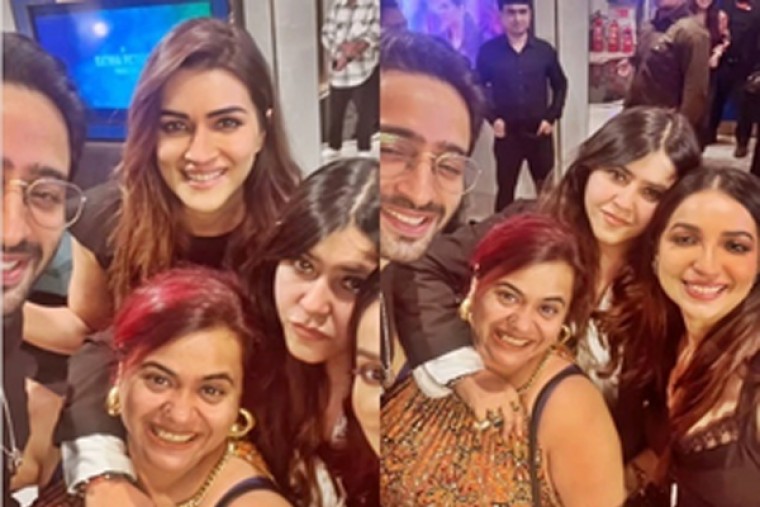 Ekta Kapoor gives shout out to Kriti for 'first production venture', Shaheer Sheikh for film debut