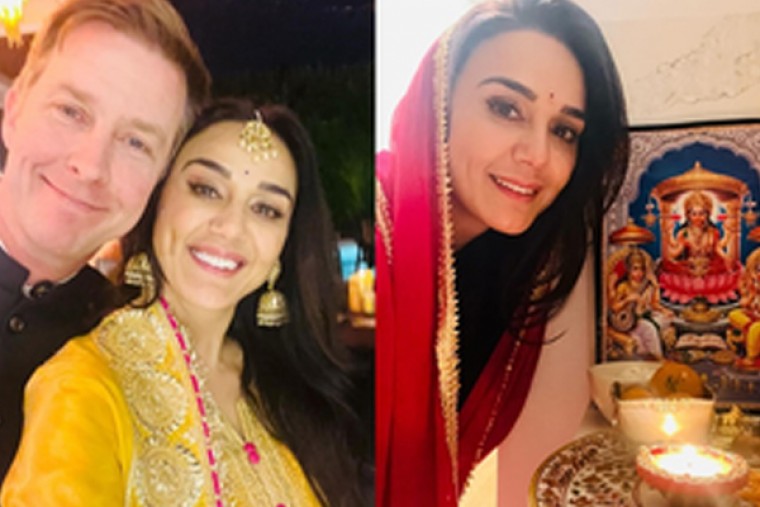 Preity Zinta shares endearing pictures from her Diwali celebrations