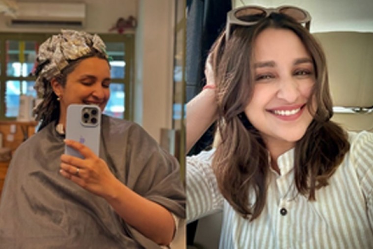 Parineeti Chopra flaunts new hairstyle from her new movie