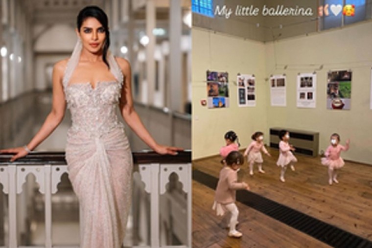 Priyanka Chopra shares a glimpse of her 'little ballerina'