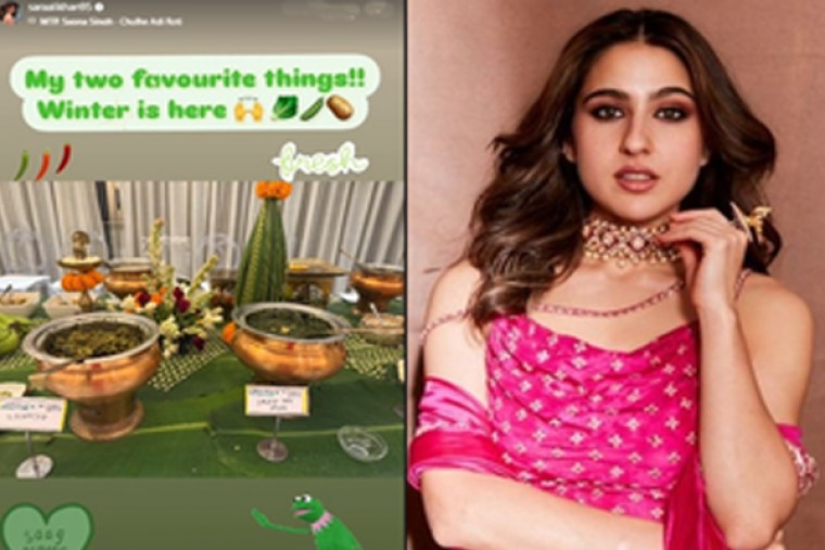 Sara Ali Khan's winter favourites are undhiyu, sarso ka saag