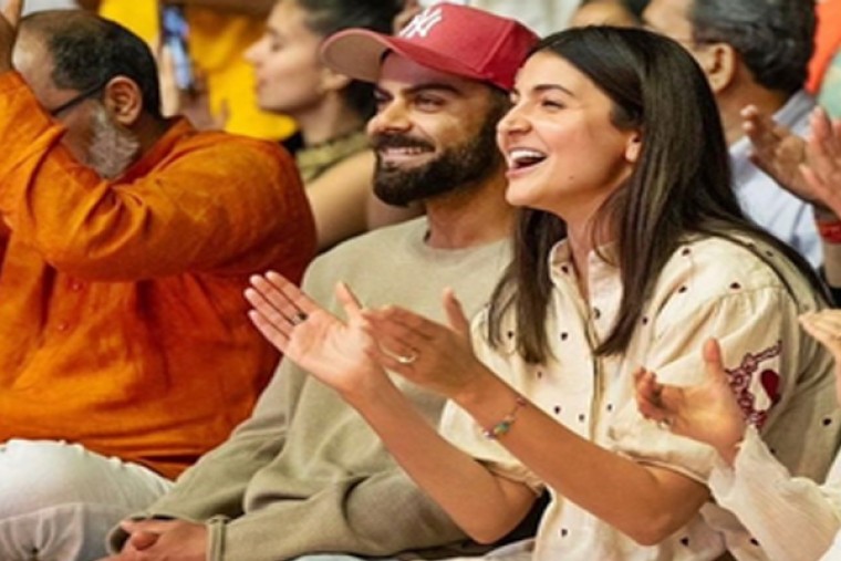 Anushka Sharma, Virat seen attending Kirtan after team Indias loss against New Zealand