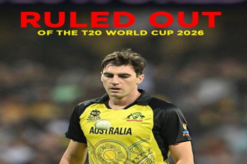 Cummins ruled out as Australia make two changes in T20 WC squad