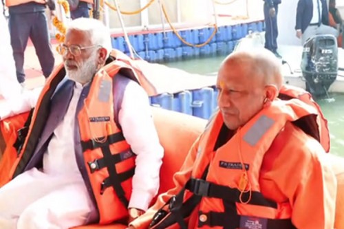 Magh Mela 2026: UP CM Adityanath offers prayers at holy Ganga river in Prayagraj