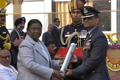 IAF Group Captain Shubhanshu Shukla awarded Ashoka Chakra