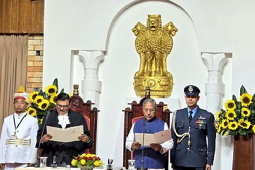 Former Bihar Minister Nand Kishore Yadav sworn in as 23rd Governor of Nagaland