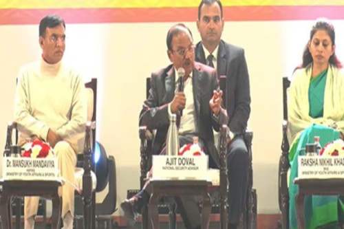 Viksit Bharat Young Leaders Dialogue inaugurated at Bharat Mandapam; Mandaviya, Ajit Doval address youths