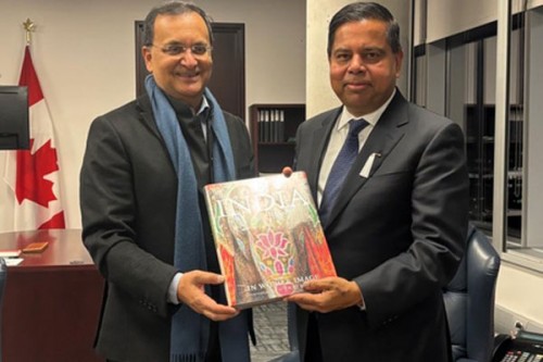 Indian envoy meets Canadian Minister; discusses security, law enforcement collaboration