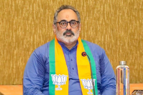 Cong is never happy when India succeeds: Chandrasekhar slams LoP Gandhi's call for special Parliament session