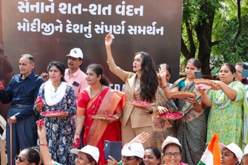 Colonel Sofiya Qureshi's family joins PM Modi's roadshow, calls it moment of pride