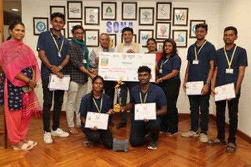 Students' innovative construction waste solution wins 'Smart India Hackathon 2023'