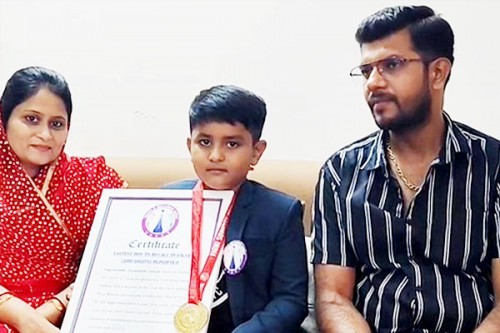 7-Year-Old Boy from Kutch Sets World Record by Reciting 200 Digits of Pi in 24 Seconds