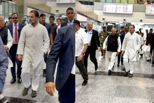 Rahul Gandhi in Kashmir, meets those injured in Pahalgam terror attack