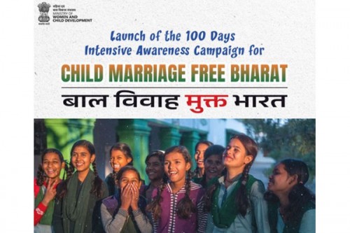 Centre to launch 100-day campaign for child marriage-free India tomorrow