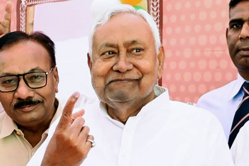 Bihar polls: CM Nitish Kumar thanks people for record voter turnout in first phase