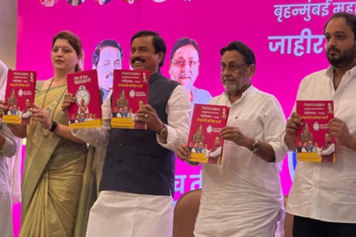 Ahead of BMC polls NCP promises waiver of property tax for houses up to 700 sq ft, health cards to municipal school students