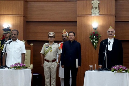 Justice MS Ratna Sri Ramachandra Rao takes oath as 9th Chief Justice of Tripura HC