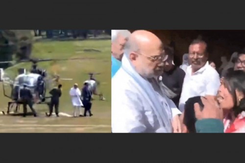 HM Shah meets victims of Pahalgam terror attack, visits ground zero
