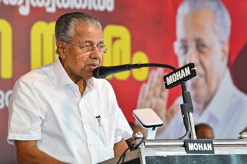 Oppn criticises CM Vijayan govt over front-page ads on LDF 'transformation'