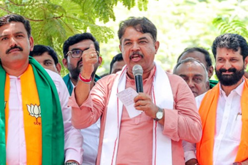 Karnataka BJP hits out at CM Siddaramaiah; says LoP Gandhi talking about poll fraud is like 'ghost quoting Bhagavad Gita'