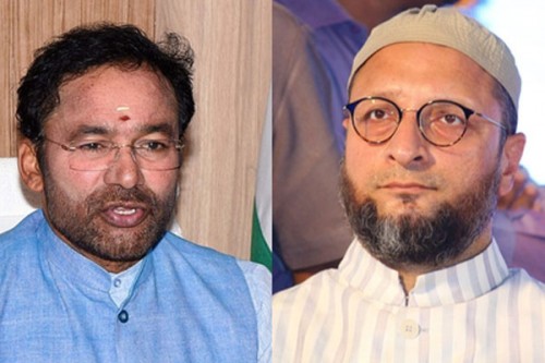 J&K terror attack: Union Minister Reddy leads protest in Hyderabad; Owaisi demands action against terrorists