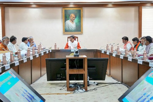 Vijay Shah attends MP cabinet meet, Congress criticises CM Mohan Yadav