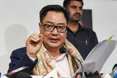 Cong MPs misbehaved with Speaker Om Birla, abused him in chamber: Kiren Rijiju