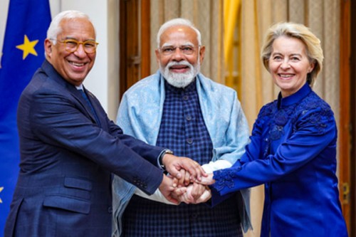 EU, India have concluded mother of all deals, created free trade zone of two billion people: Ursula von der Leyen