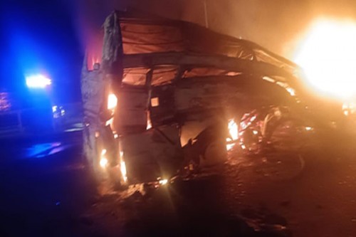 Karnataka tragedy: Four charred bodies recovered from bus