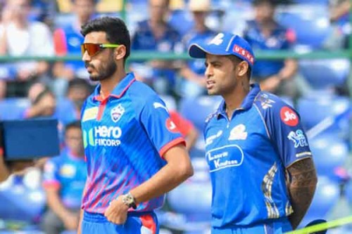 IPL 2026: Suryakumar leads MI in Hardik's absence as unchanged DC elect to bowl first