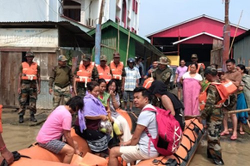Op Jal Rahat-2: Army rescues over 2,500 flood-hit people in Manipur