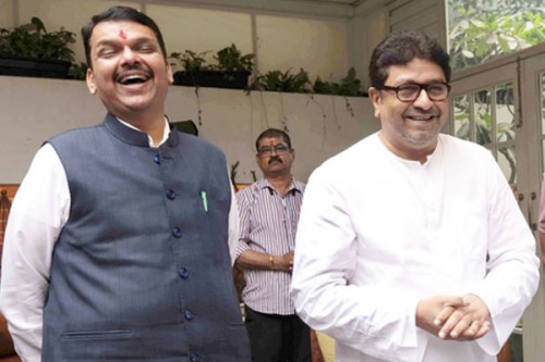 CM Fadnavis and Raj Thackeray meet in Mumbai hotel amid alliance buzz with Shiv Sena(UBT)